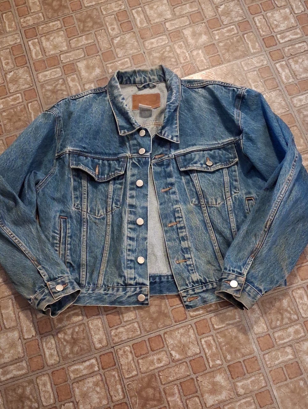 Men's Classic Blue Denim Jacket North West Blue Size Medium